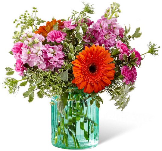 The FTD Aqua Escape Bouquet by Better Homes and Gardens 